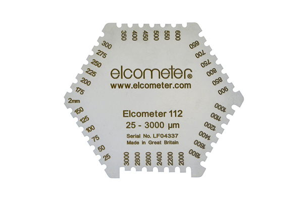 Elcometer 112AL / 112 & 3236 六角湿膜梳 