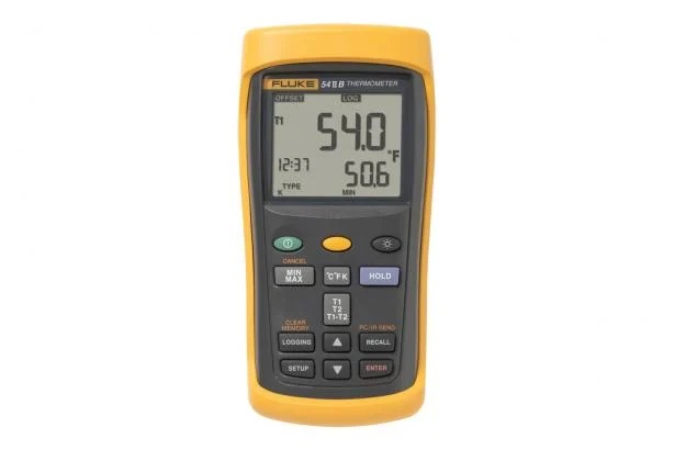 双通道记录型接触式温度表 Fluke 54-IIB