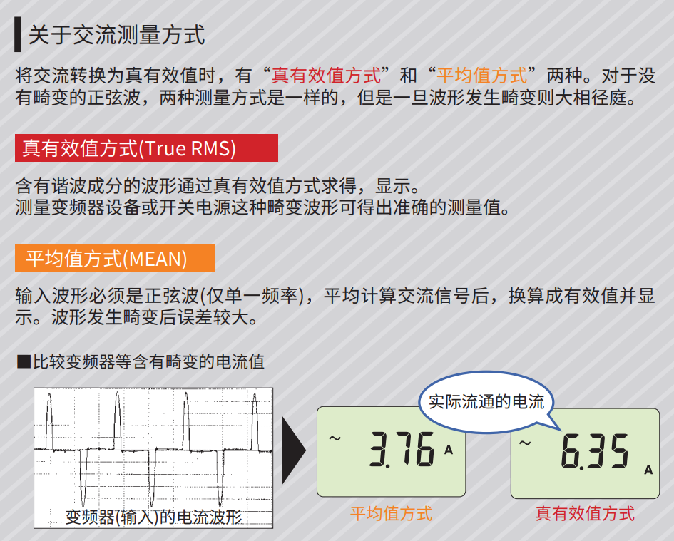 真有效值测量